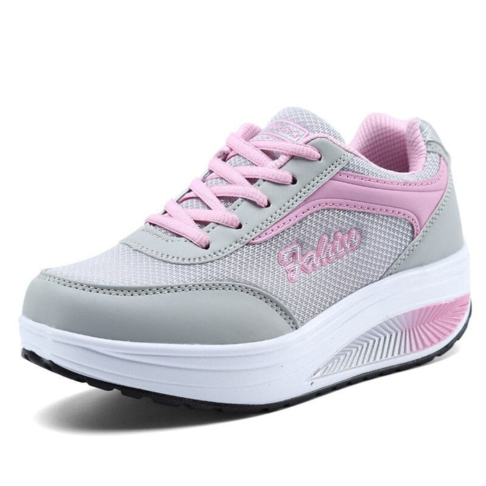Women's Platform Walking Sneakers with Arch Support