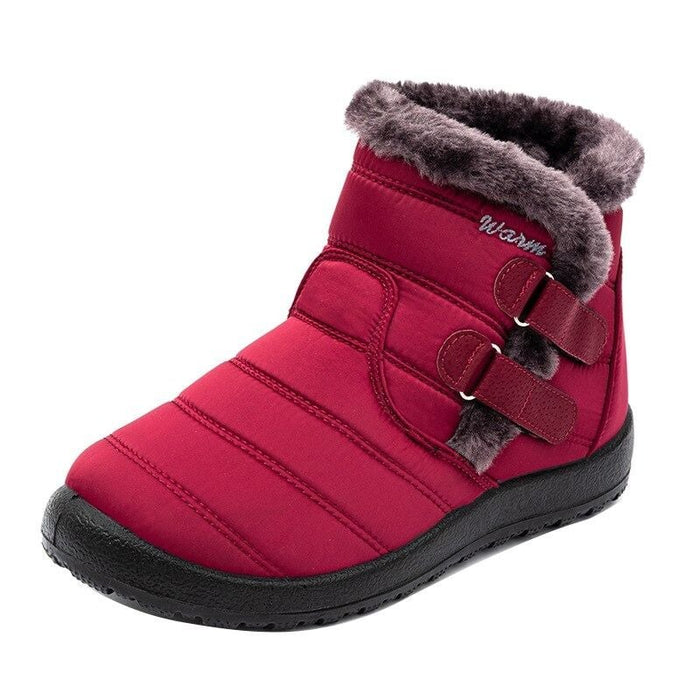 Women's Ankle Snow Boots with Arch Support and Warm Lining