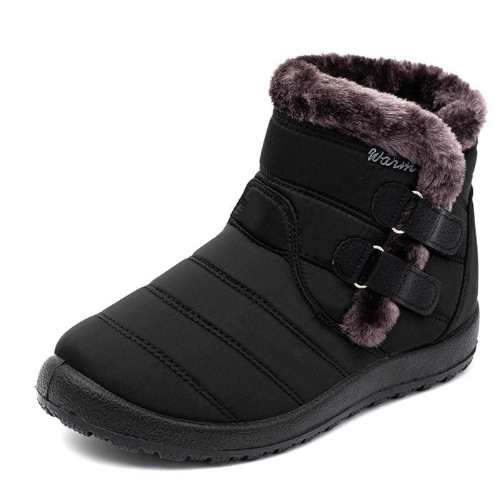 Women's Ankle Snow Boots with Arch Support and Warm Lining