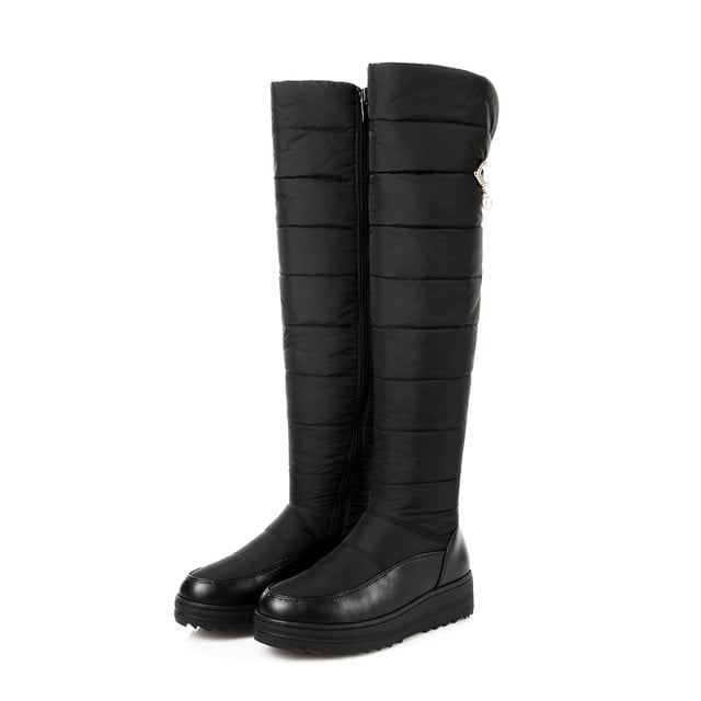 Women's Over-the-Knee Snow Boots with Arch Support
