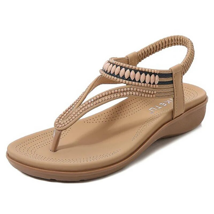 Women's Orthopedic T-Strap Sandals with Arch Support