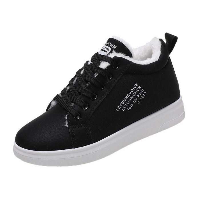 Women's Lace-Up Ankle Boots Plush-Lined Orthopedic