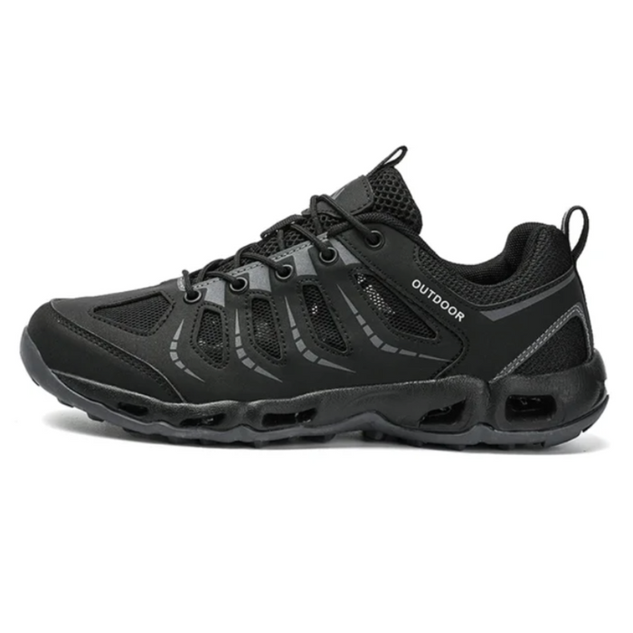 Women's Mesh Air Cushion Hiking Shoes Lace-Up Trainers