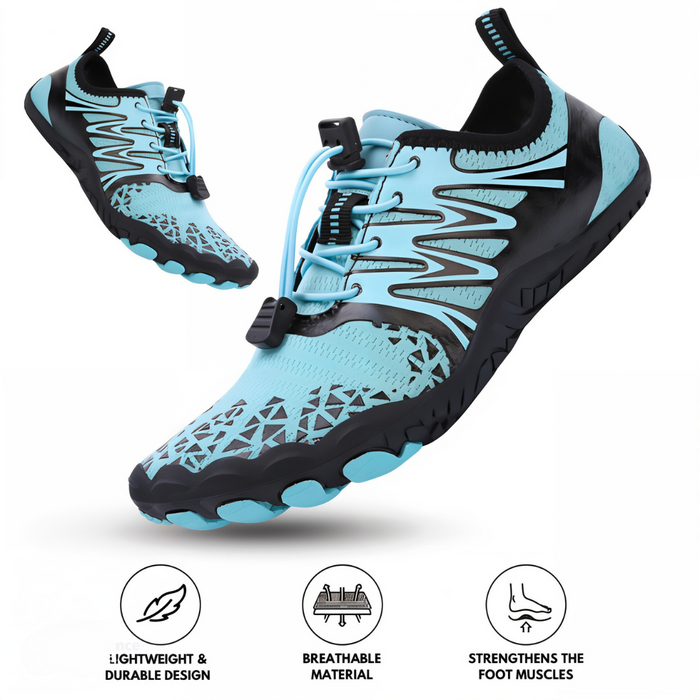 Men's Barefoot Athletic Shoes Lace-Up Breathable