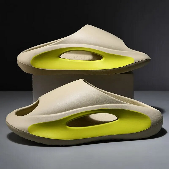 Thick Sole Slide Sandals Hollow Design Non-Slip