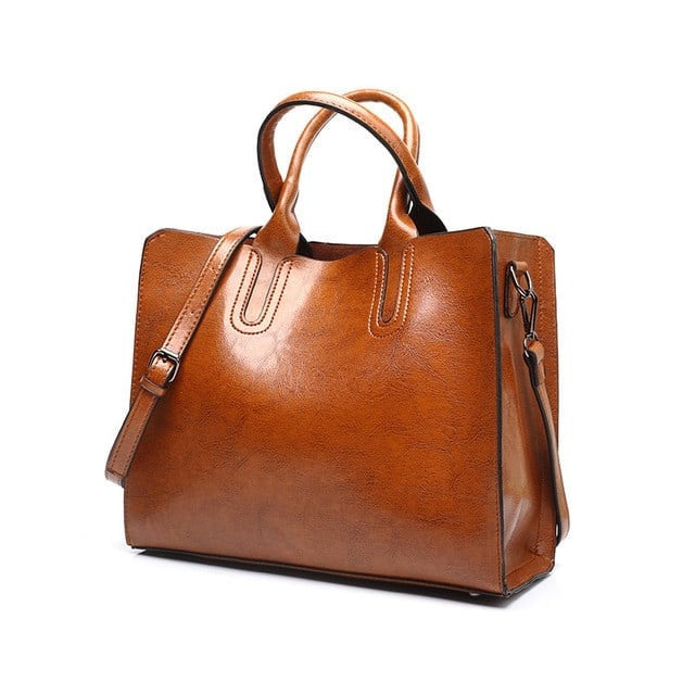 Women's Structured Tote Bag with Removable Shoulder Strap
