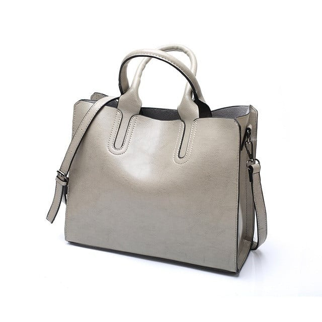 Women's Structured Tote Bag with Removable Shoulder Strap