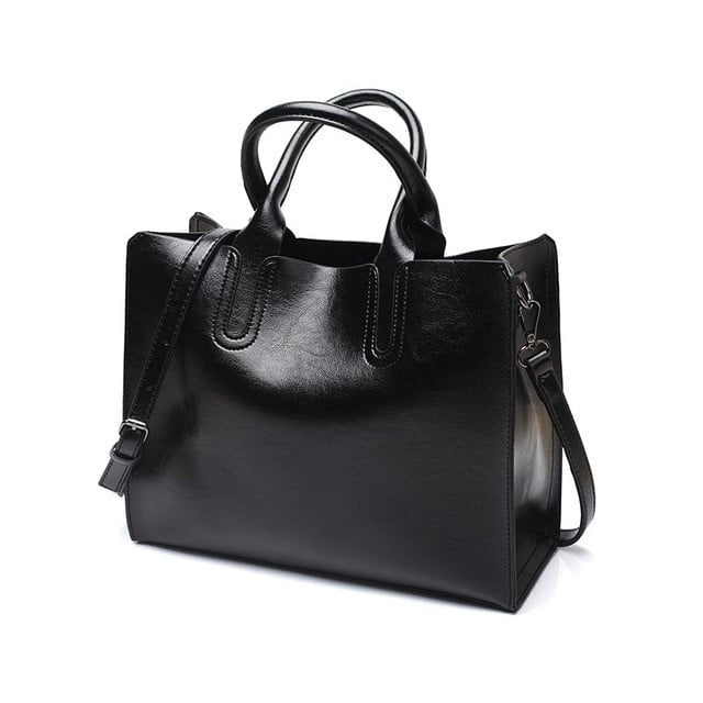 Women's Structured Tote Bag with Removable Shoulder Strap