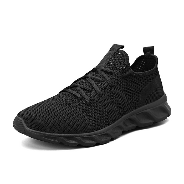 Women's Mesh Knit Sneakers Lace-Up Breathable Lightweight