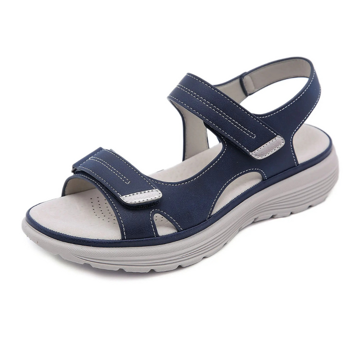 Women's Arch Support Sandals Open Toe Velcro Strap