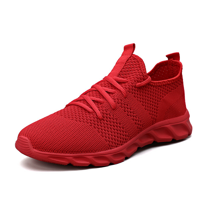 Women's Mesh Knit Sneakers Lace-Up Breathable Lightweight