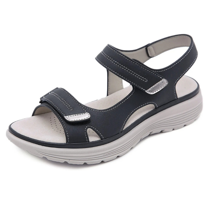 Women's Arch Support Sandals Open Toe Velcro Strap