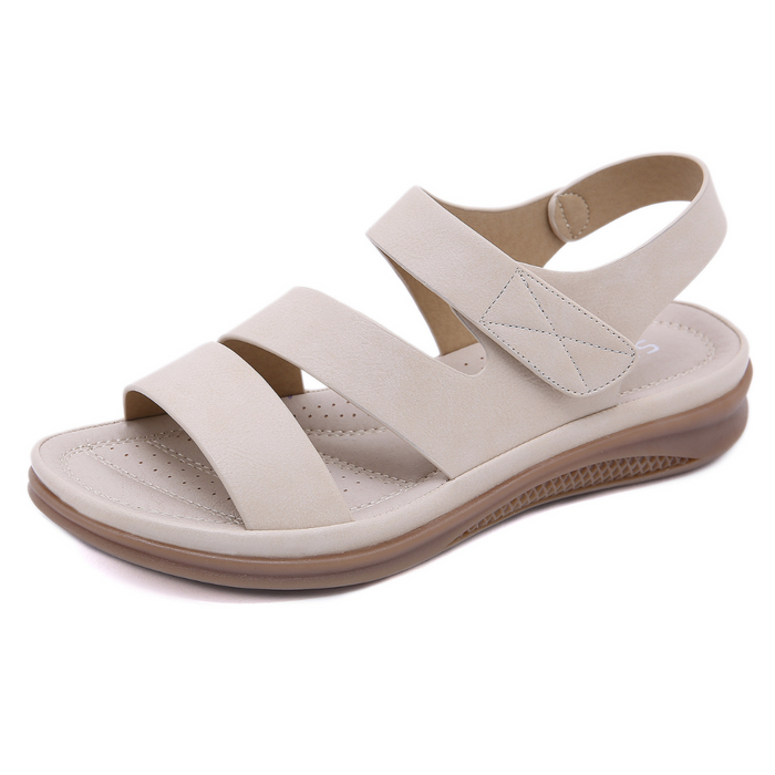 Women's Comfort Sandals Hook Loop Straps Open Toe