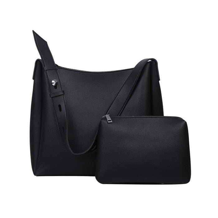 Women's Tote Bag Set with Adjustable Strap and Pouch