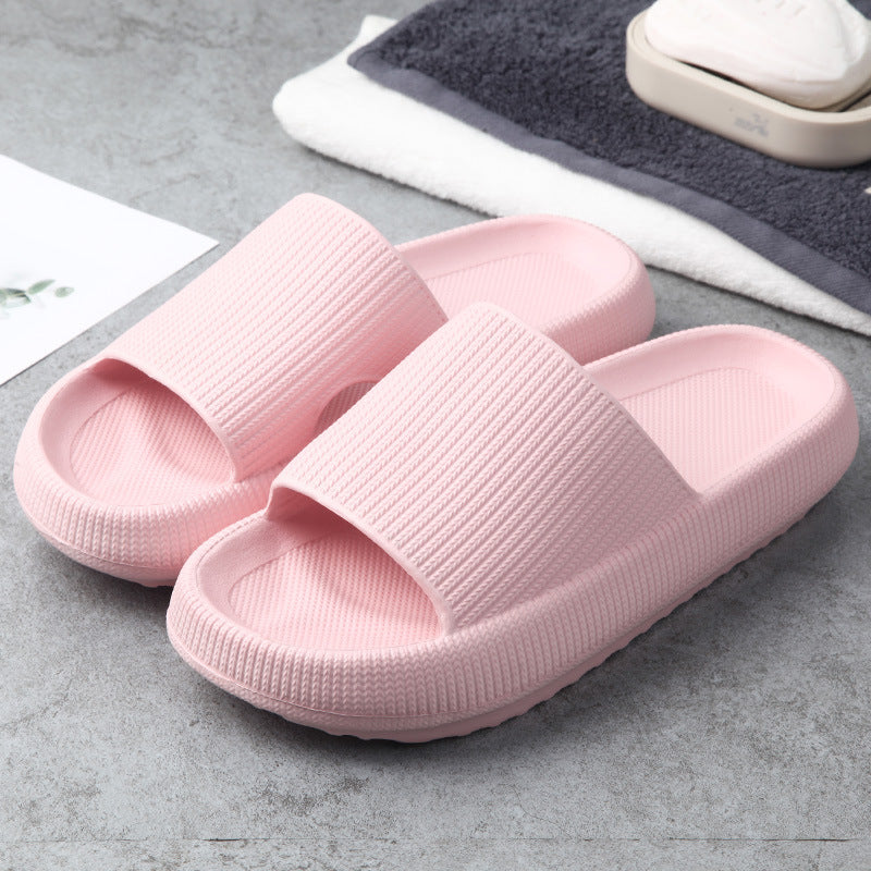 Thick sole soft EVA cloud slides