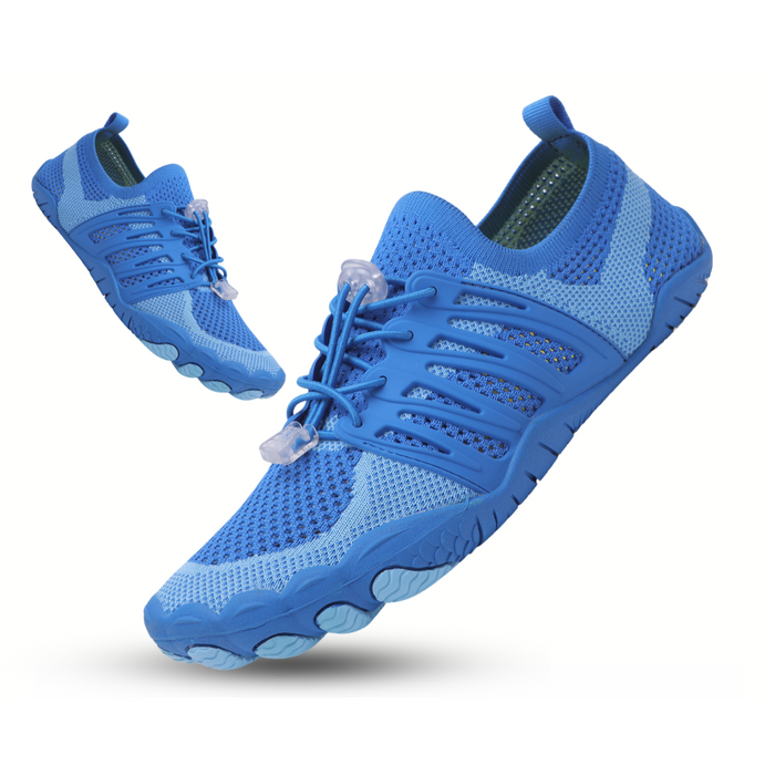 Men's Barefoot Mesh Athletic Shoes Lace-Up Flexible
