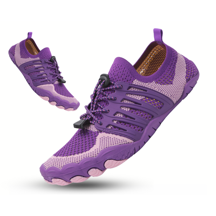 Men's Barefoot Mesh Athletic Shoes Lace-Up Flexible