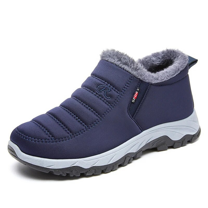 Women's Insulated Ankle Boots Fur-Lined Slip-On Waterproof