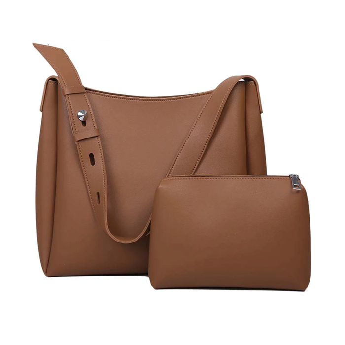 Women's Tote Bag Set with Adjustable Strap and Pouch