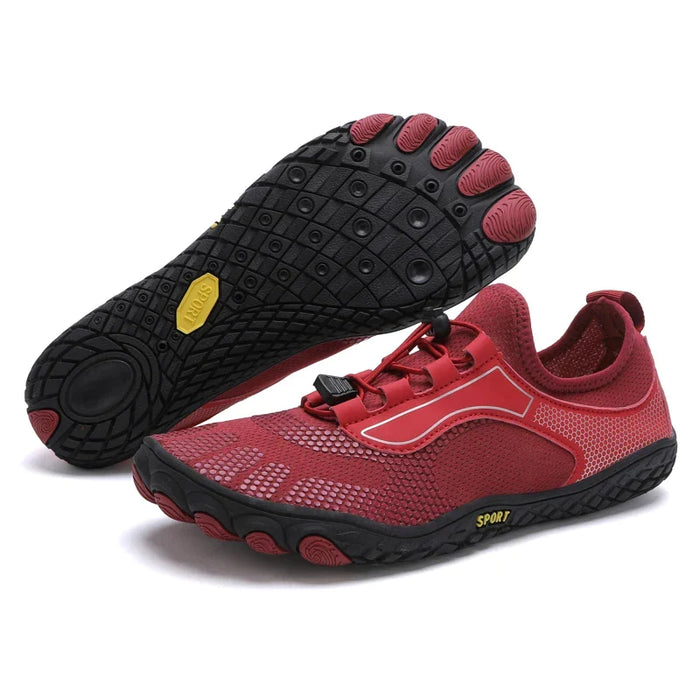 Barefoot Athletic Shoes with Toe Design and Flexible Sole