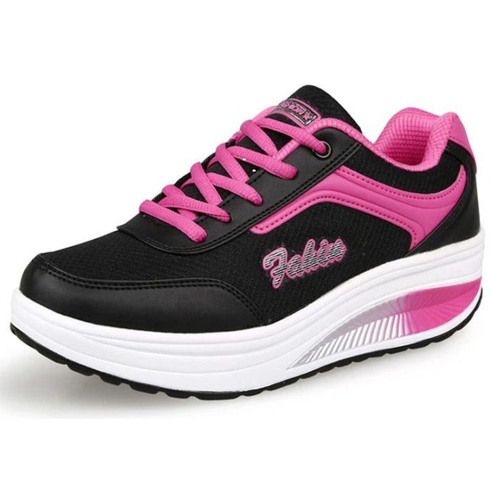 Women's Platform Walking Sneakers with Arch Support