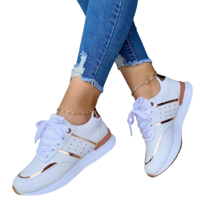 Women's Platform Sneakers with Arch Support Insoles