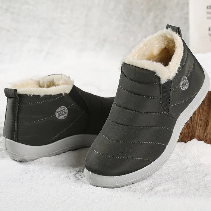 Women's Fleece-Lined Winter Ankle Boots Waterproof