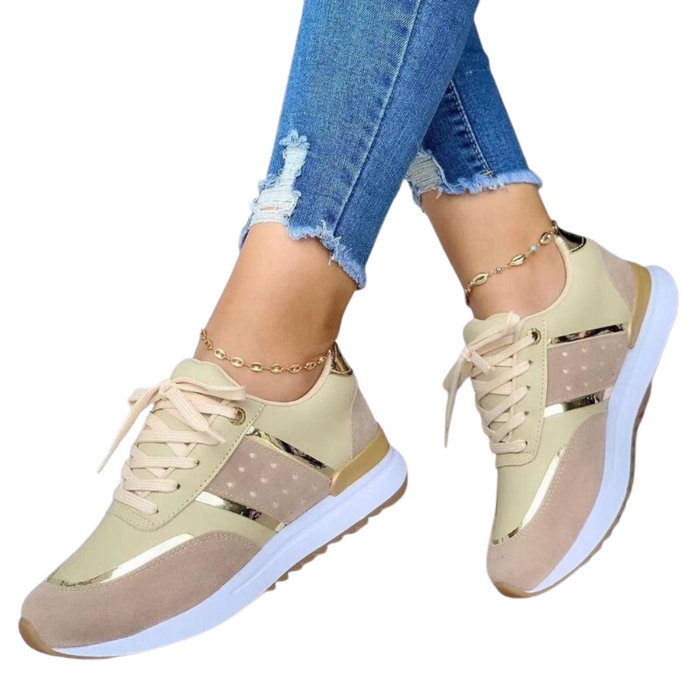 Women's Platform Sneakers with Arch Support Insoles