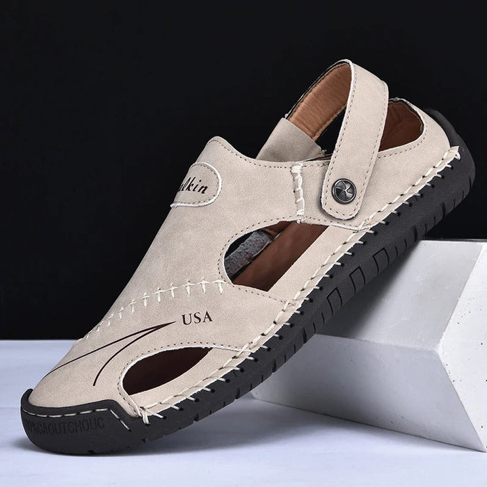 Women's Closed-Toe Walking Sandals Arch Support