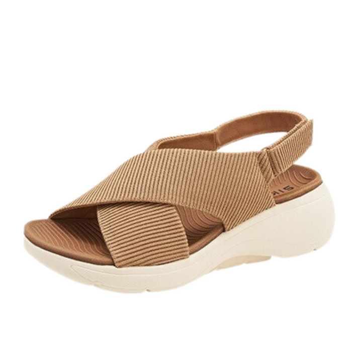 Women's Slingback Wedge Sandals with Arch Support