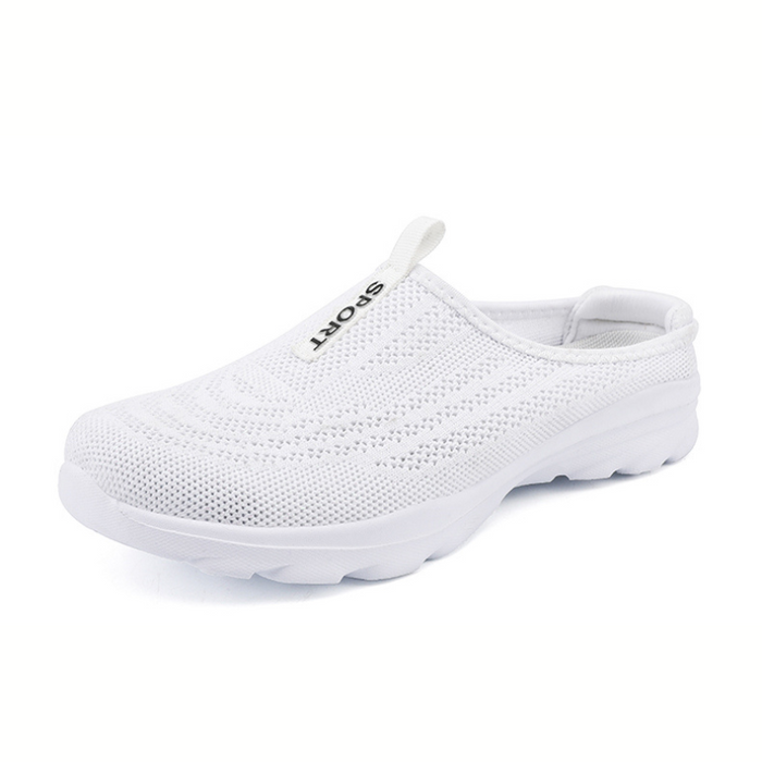 Women's Breathable Mesh Slip-On Clogs with Arch Support