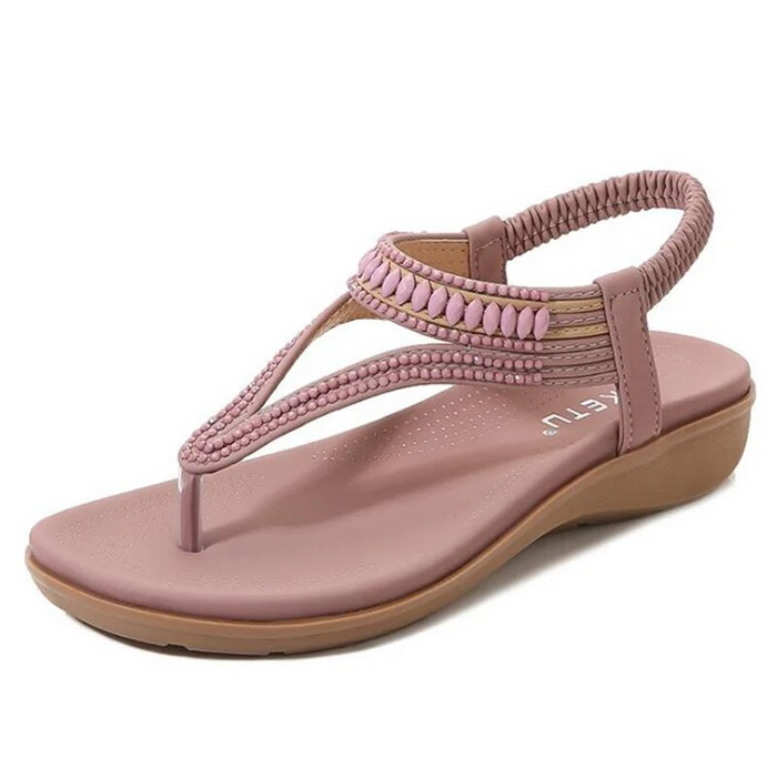 Women's Orthopedic T-Strap Sandals with Arch Support