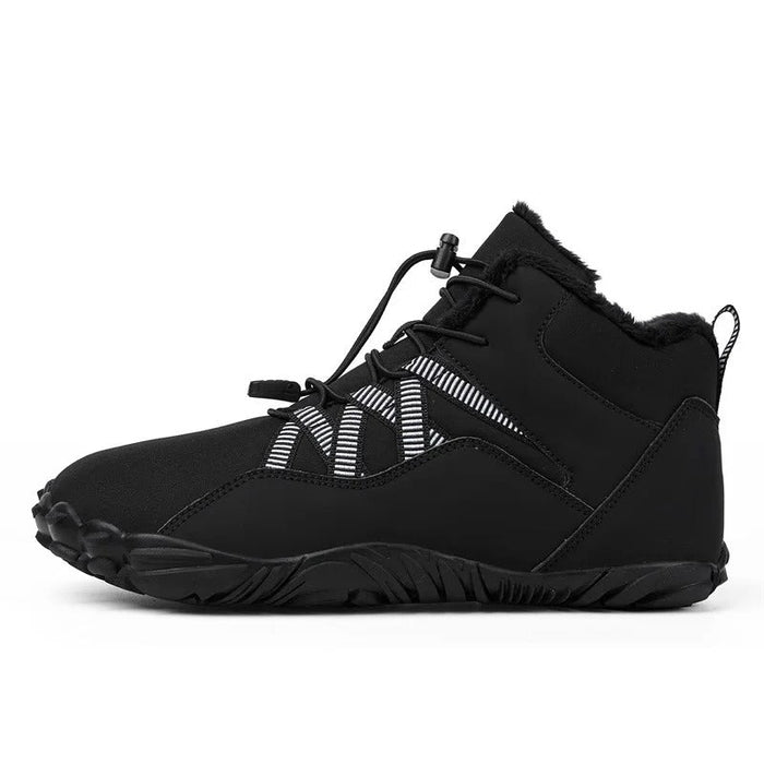 Winter High-Top Barefoot Shoes with Fleece Lining