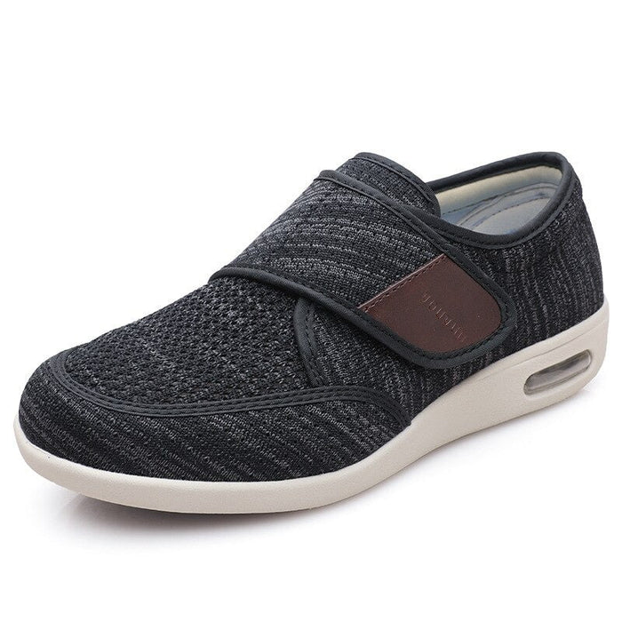 Men's Orthopedic Slip-On Shoes with Hook-and-Loop Strap