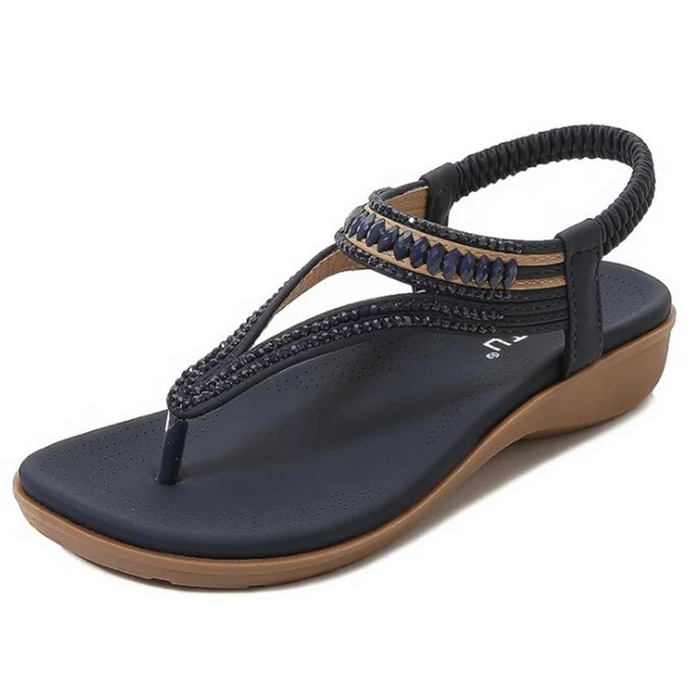 Women's Orthopedic T-Strap Sandals with Arch Support