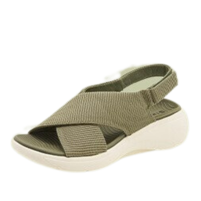 Women's Slingback Wedge Sandals with Arch Support