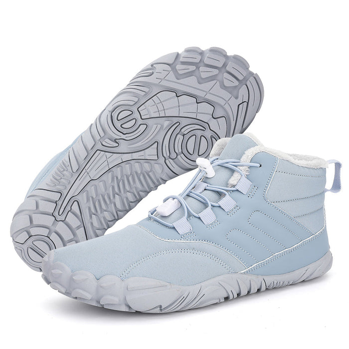 Fleece-Lined Barefoot Winter Hiking Boots Waterproof