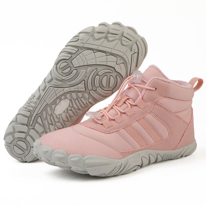 Fleece-Lined Barefoot Hiking Boots Waterproof