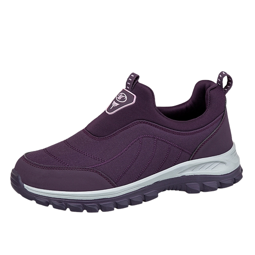 Women's Slip-On Walking Shoes with Arch Support Cushion