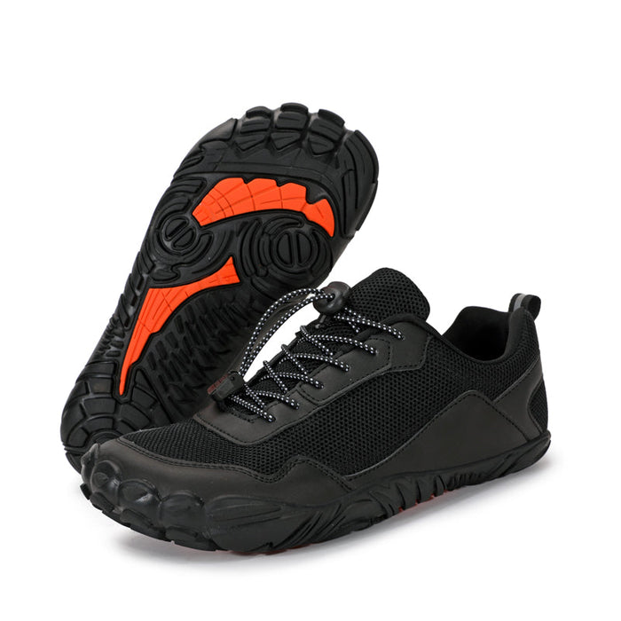 Barefoot Hiking Shoes with Mesh Upper and Anti-Slip Sole