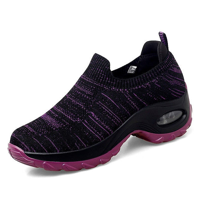 Women's Slip-On Walking Shoes with Arch Support
