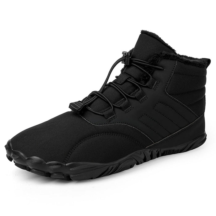 Fleece-Lined Barefoot Winter Hiking Boots Waterproof