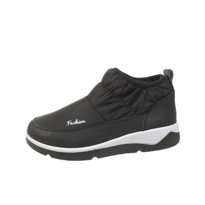 Women's Quilted Slip-On Ankle Boots Waterproof Warm