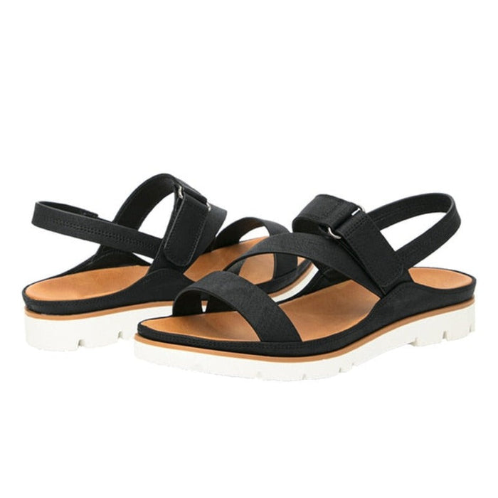 Women's Strappy Platform Sandals with Adjustable Buckle