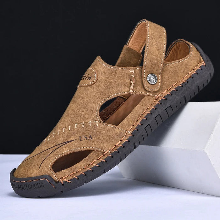 Women's Closed-Toe Walking Sandals Arch Support