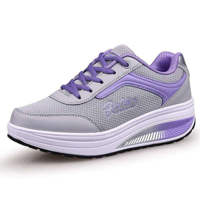 Women's Platform Walking Sneakers with Arch Support