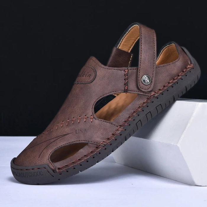 Women's Closed-Toe Walking Sandals Arch Support