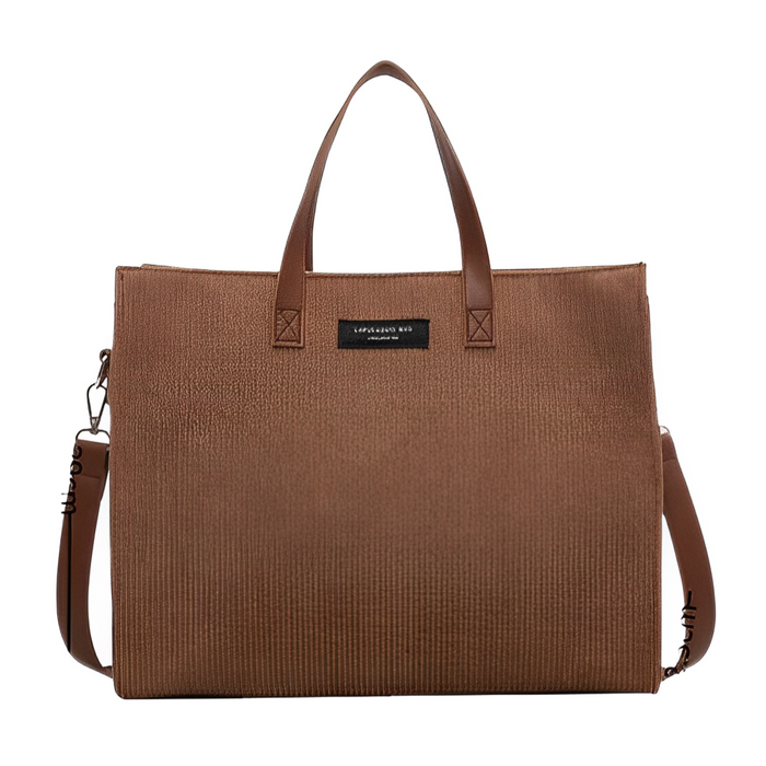 Women's Corduroy Tote Bag with Shoulder Strap