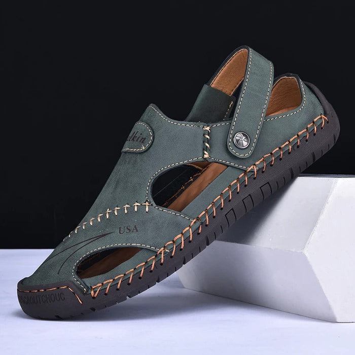 Women's Closed-Toe Walking Sandals Arch Support