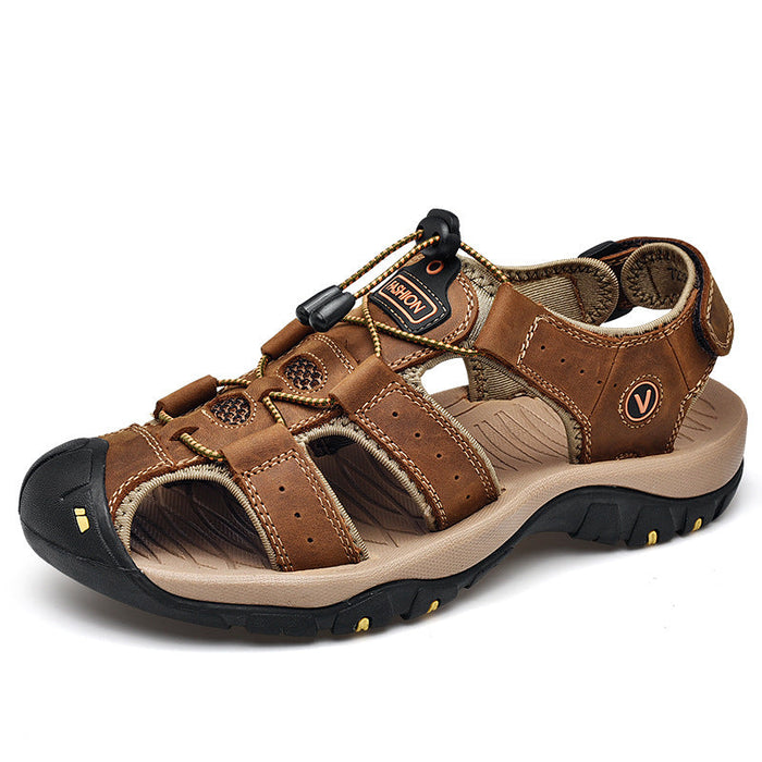 Men's Closed-Toe Sport Sandals with Arch Support